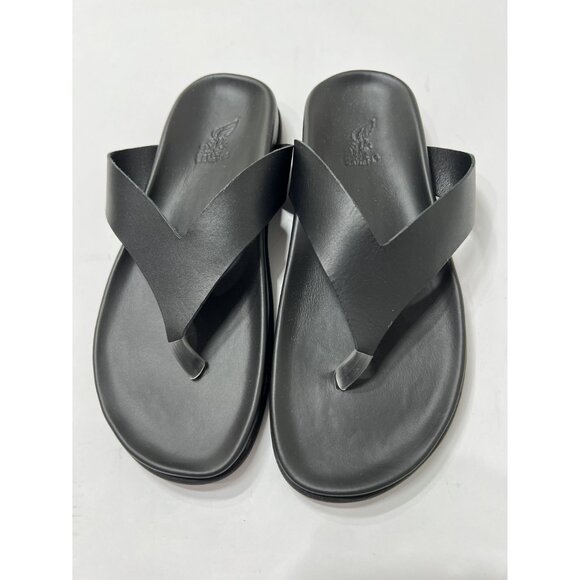 Ancient Greek Sandals Charys Leather Sandals in Black - Picture 4 of 9